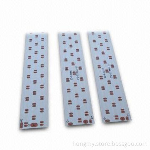 1.5mm Aluminum PCB with 1oz Copper and White Solder Mask